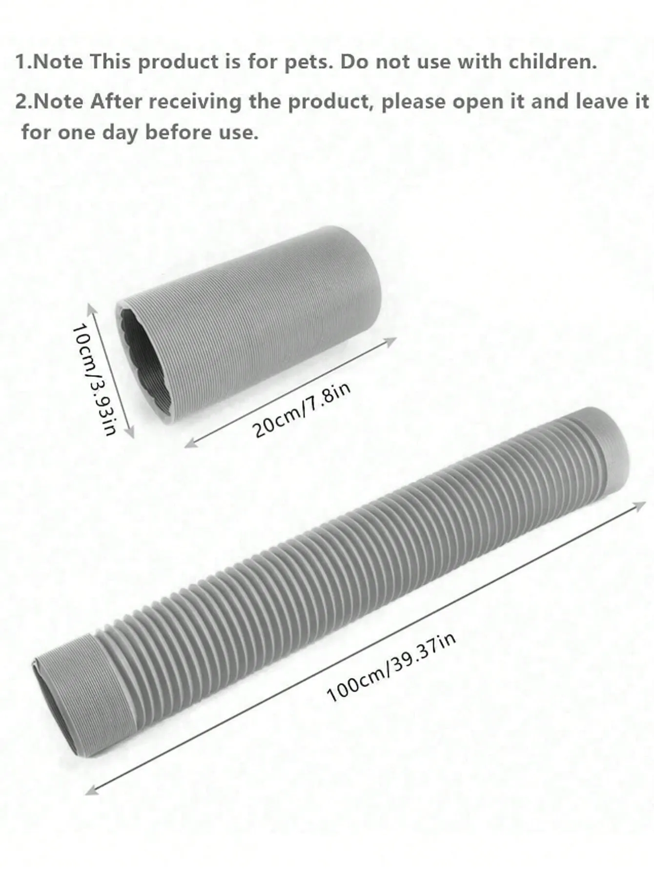1/2pcs Small Pet Tunnel Stretchy Fun Tube For Ferret Hamster Toy