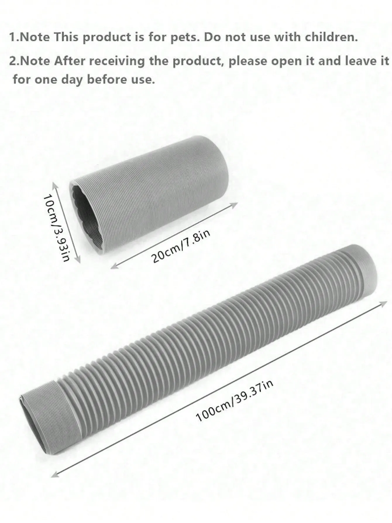1/2pcs Small Pet Tunnel Stretchy Fun Tube For Ferret Hamster Toy