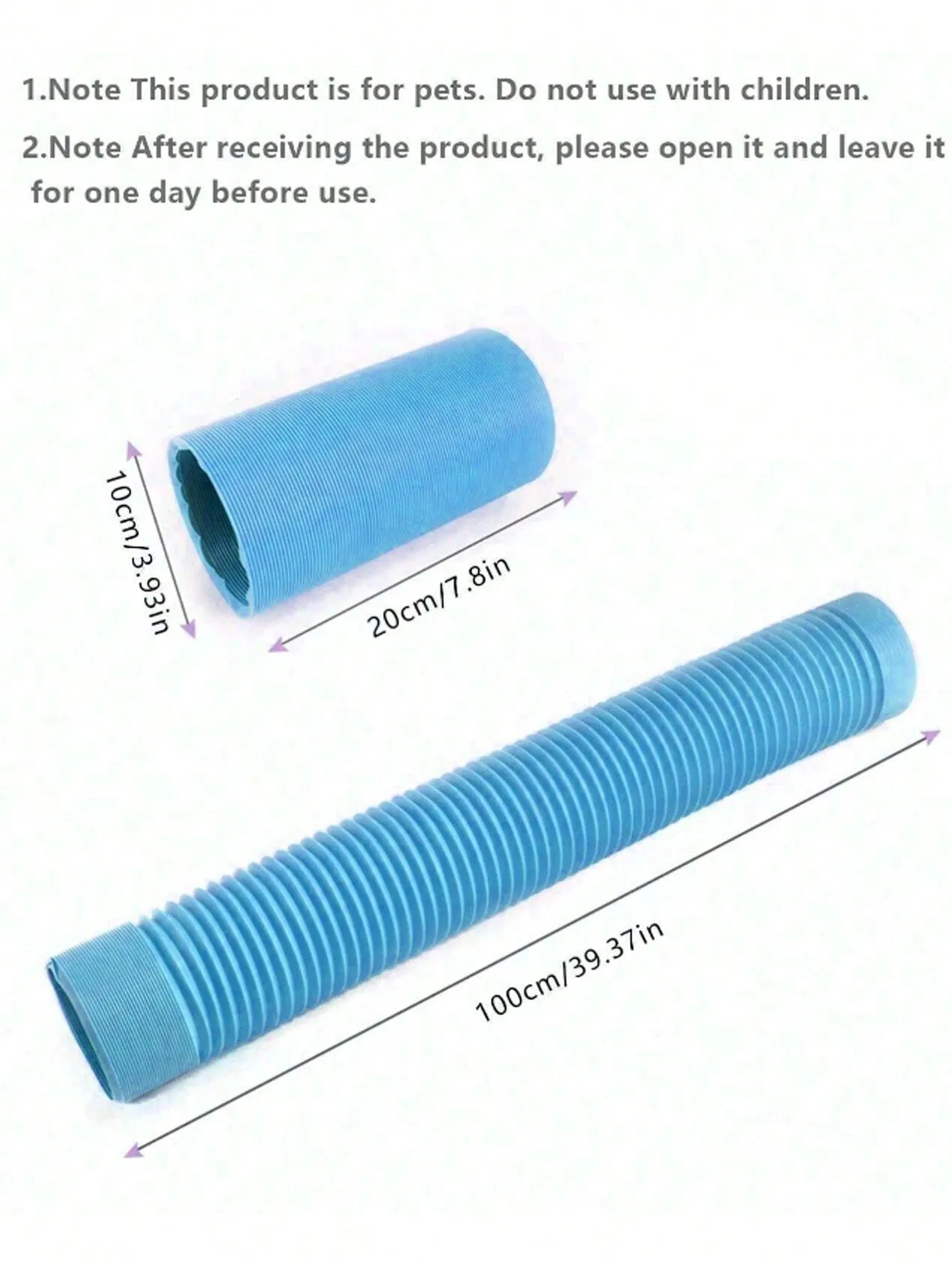 1/2pcs Small Pet Tunnel Stretchy Fun Tube For Ferret Hamster Toy