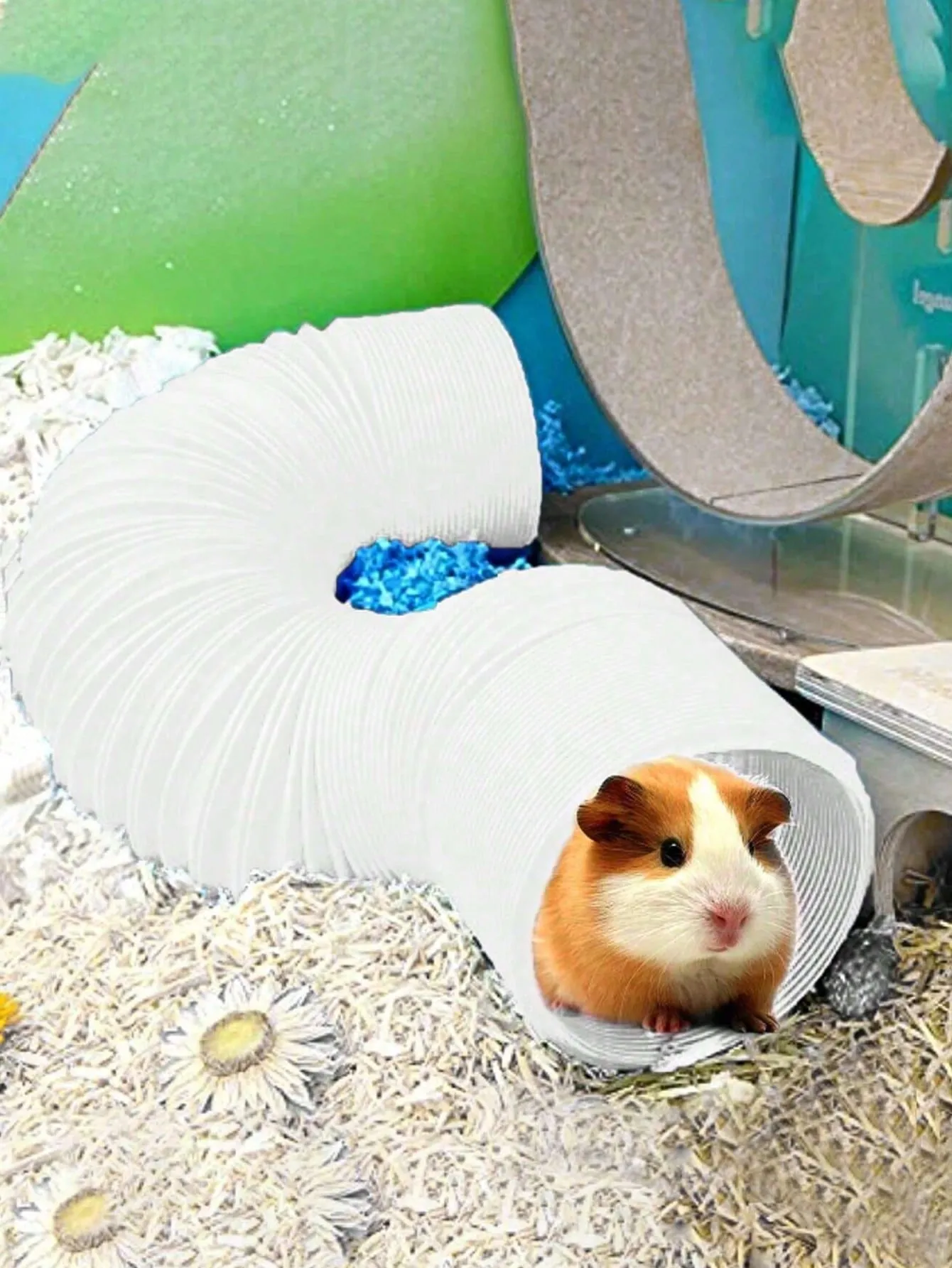 1/2pcs Small Pet Tunnel Stretchy Fun Tube For Ferret Hamster Toy
