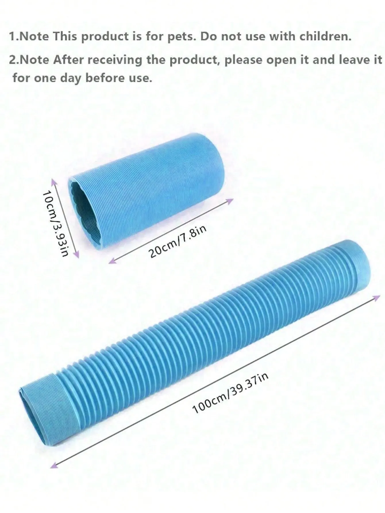 1/2pcs Small Pet Tunnel Stretchy Fun Tube For Ferret Hamster Toy