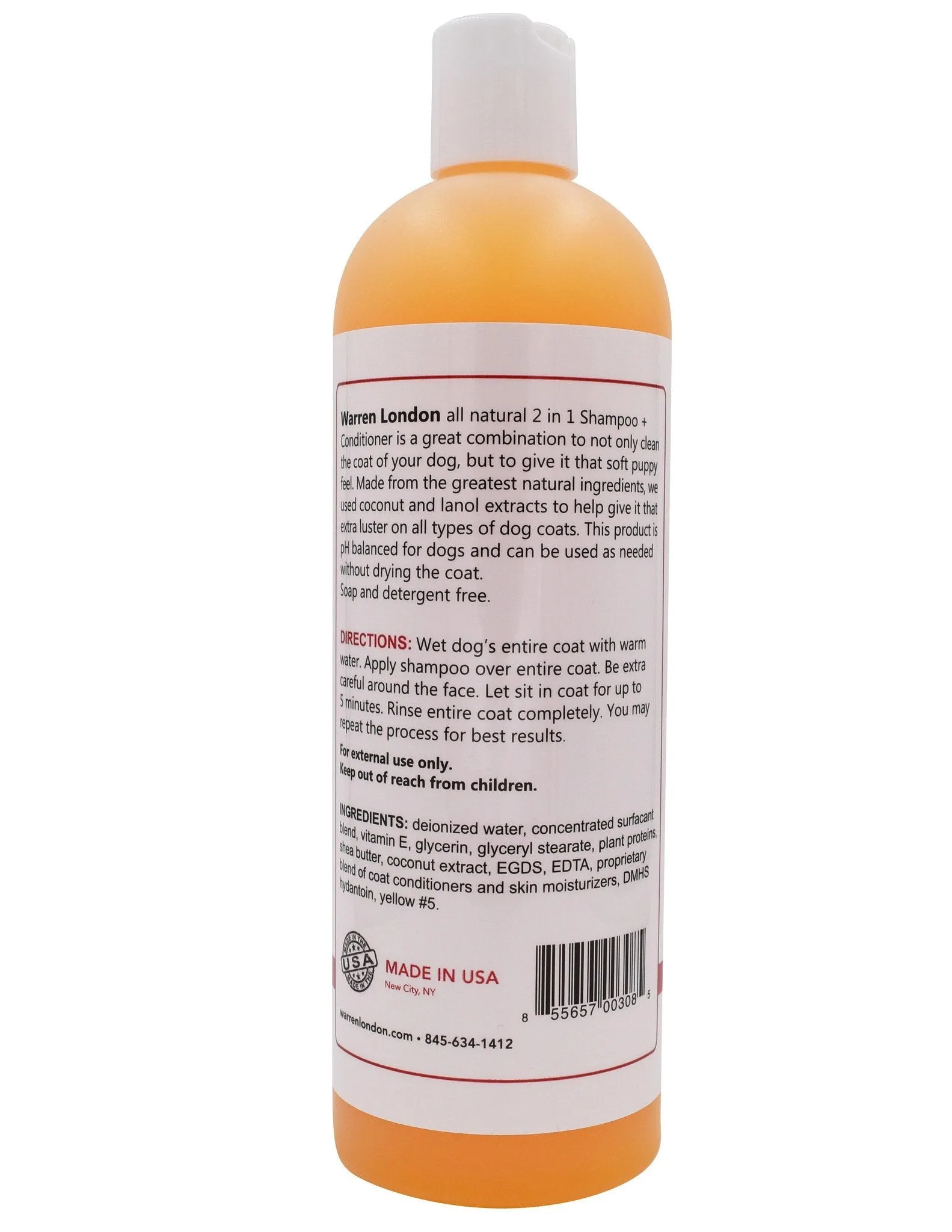 2-in-1 Dog Shampoo   Conditioner - Coconut Scented