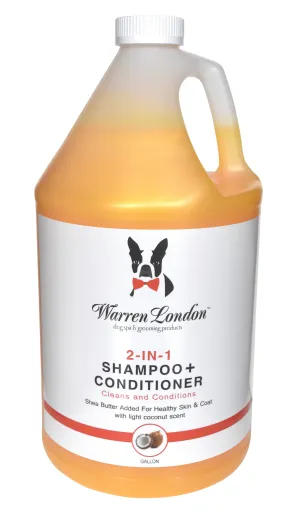 2-in-1 Shampoo   Conditioner - Coconut Scented - Professional Size