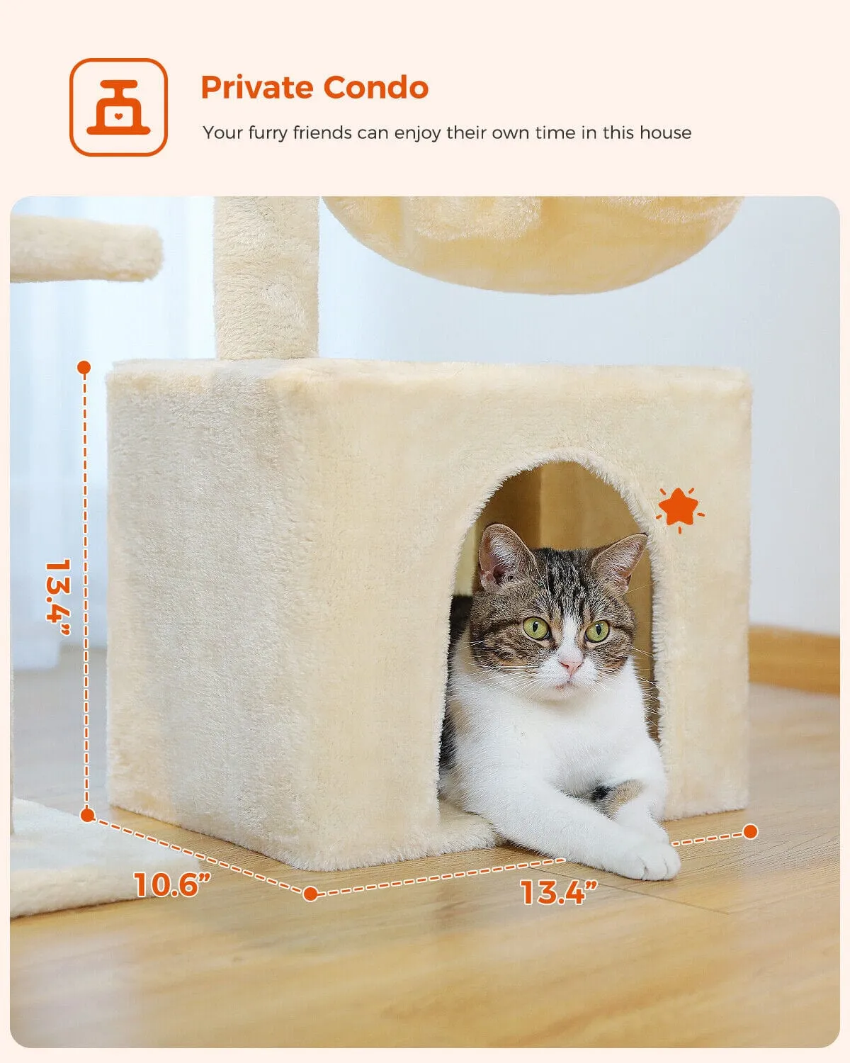 28.5" Cat Scratching Post / Tree / Pole