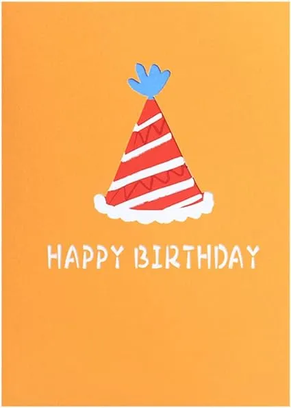 3D Birthday Card,Pop Up Cat Greeting Card,Friendship Card,Gift Card,Surprise Card,Encouragement Card,Black Cat
