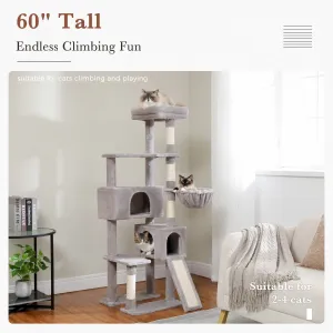 60" Multilevel Cat Scratching Tree