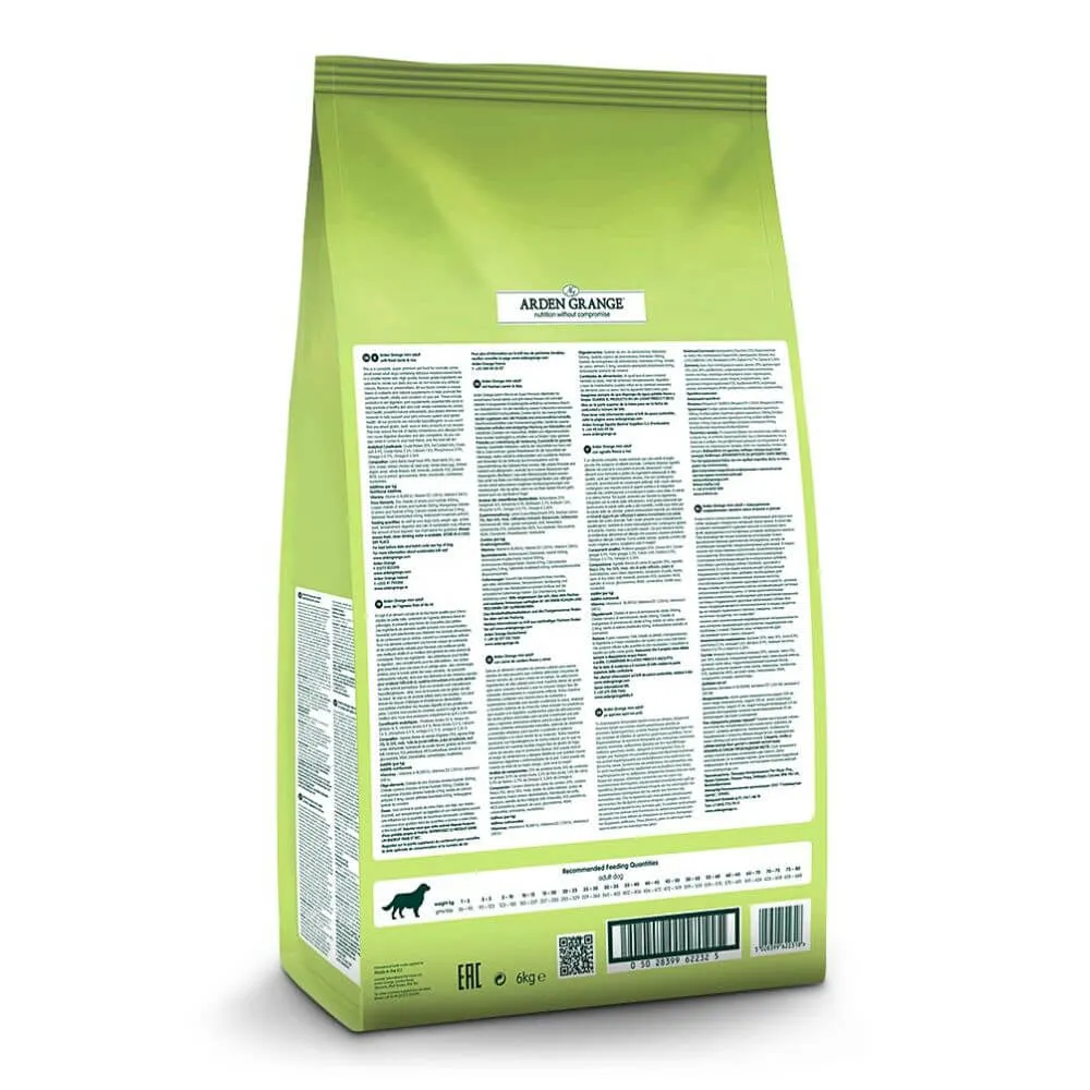 Arden Grange Mini Adult Dog Food Lamb & Rice 6kg