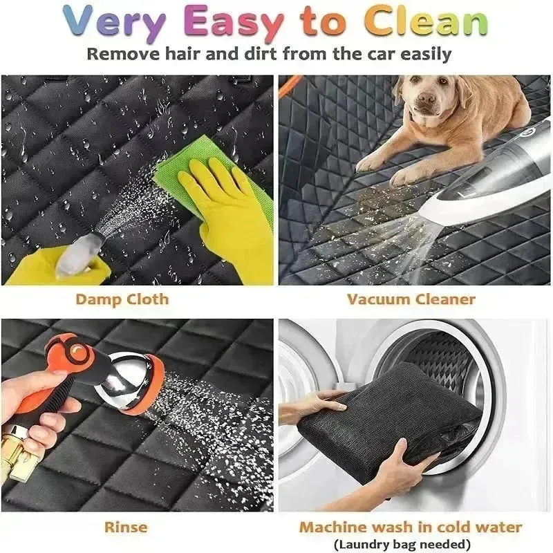 Back Seat Extender for Dogs – Waterproof, Durable Car Seat Cover with Anti-Slip Hammock Design