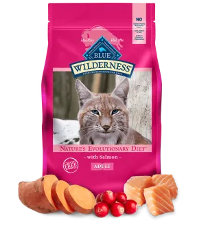 Blue Buffalo Wilderness Grain Free Salmon Recipe Dry Cat Food