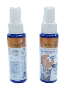 [Bundle Of 2] Argasol Pets Silver Spray, 32 ppm (70ml)