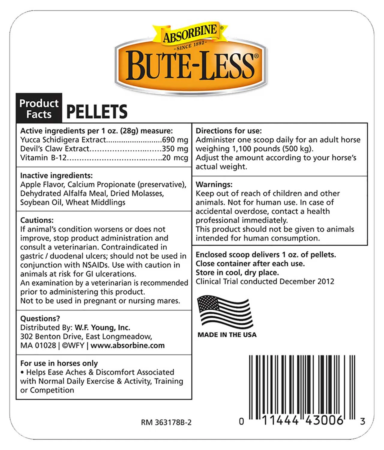 Bute-Less Pellets
