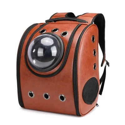 Cat window carrying breathable travel bubble astronaut pet space capsule
