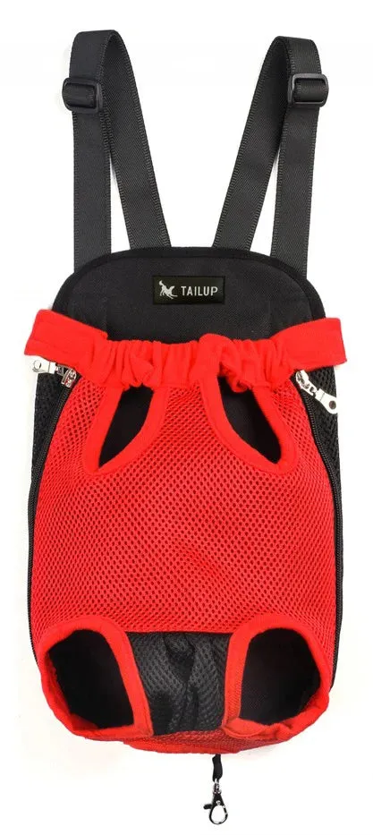 CozyCarrier™ Denim & Plush Pet Backpack