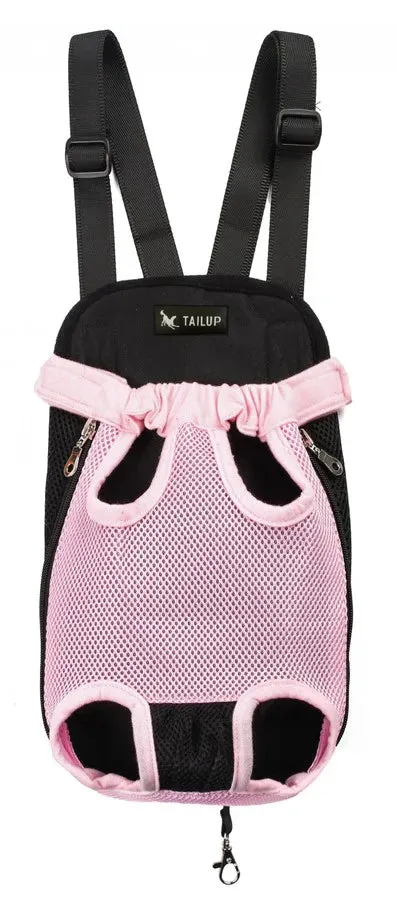 CozyCarrier™ Denim & Plush Pet Backpack