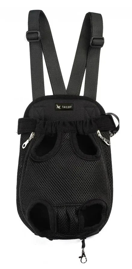 CozyCarrier™ Denim & Plush Pet Backpack