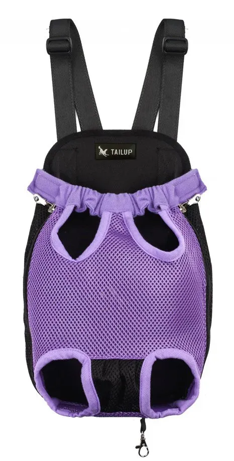 CozyCarrier™ Denim & Plush Pet Backpack