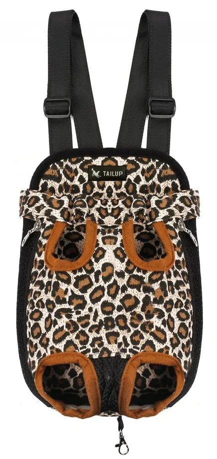 CozyCarrier™ Denim & Plush Pet Backpack