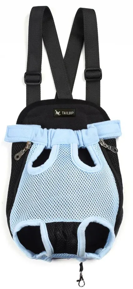 CozyCarrier™ Denim & Plush Pet Backpack