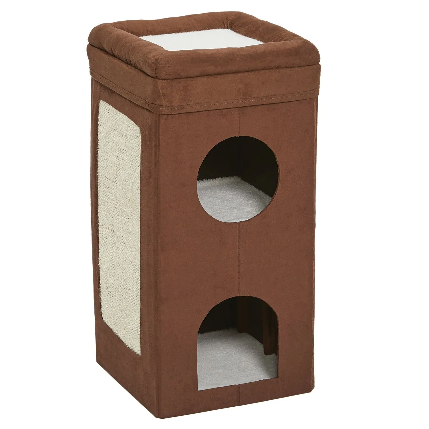 Double Story Cat Condo - Curious Cat Cube Condo - Tri-Level Design - Midwest Homes for Pets
