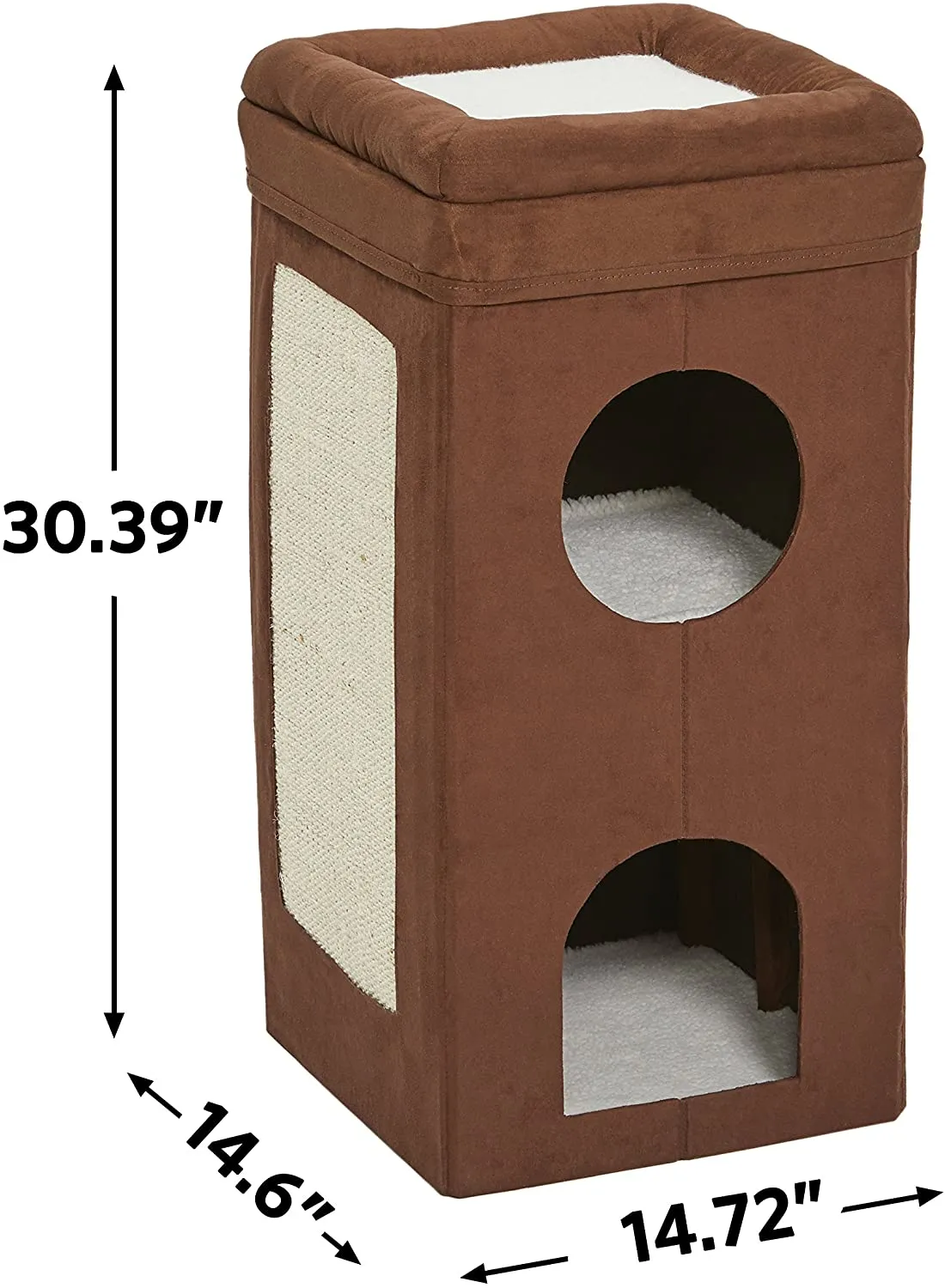 Double Story Cat Condo - Curious Cat Cube Condo - Tri-Level Design - Midwest Homes for Pets