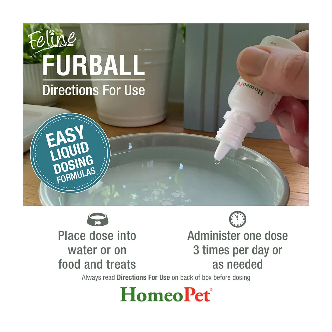 HomeoPet Feline Hairball 15mL