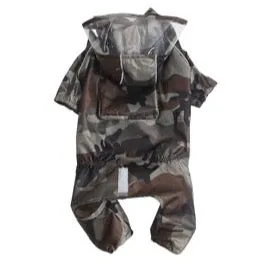 Japanese Design Full Body Light Weight Reflective Dog Raincoat