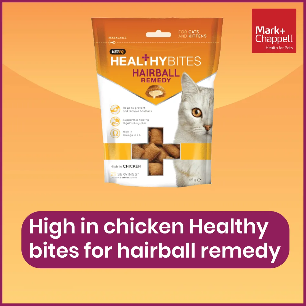 Mark and Chappell Healthy Bites Hairball Remedy Cat Treats