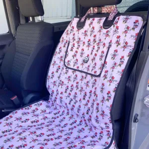 Minnie Mouse & Flowers Single Car Seat Cover