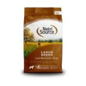 NutriSource Dof Food, Large Breed Lamb & Rice, 26lb