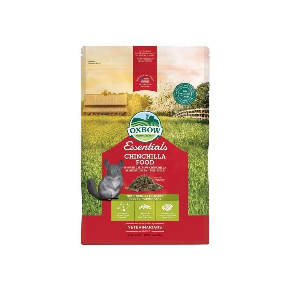 Oxbow Essentials Chinchilla Deluxe Chinchilla Food 3lbs