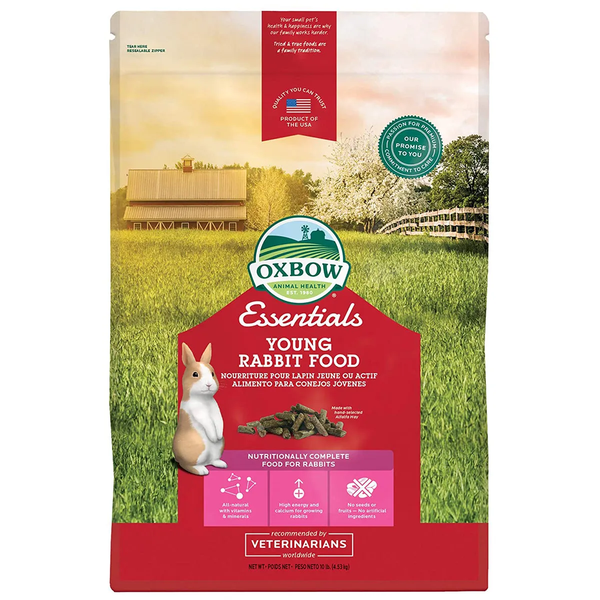 Oxbow Essentials Young Rabbit Food 5lb