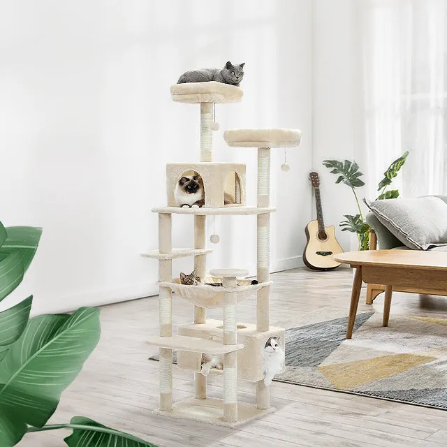 PAWZ Road Plush Indoor 72-Inch Large Cat Tree