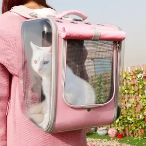 Pet Cat Carrier breathable Backpack