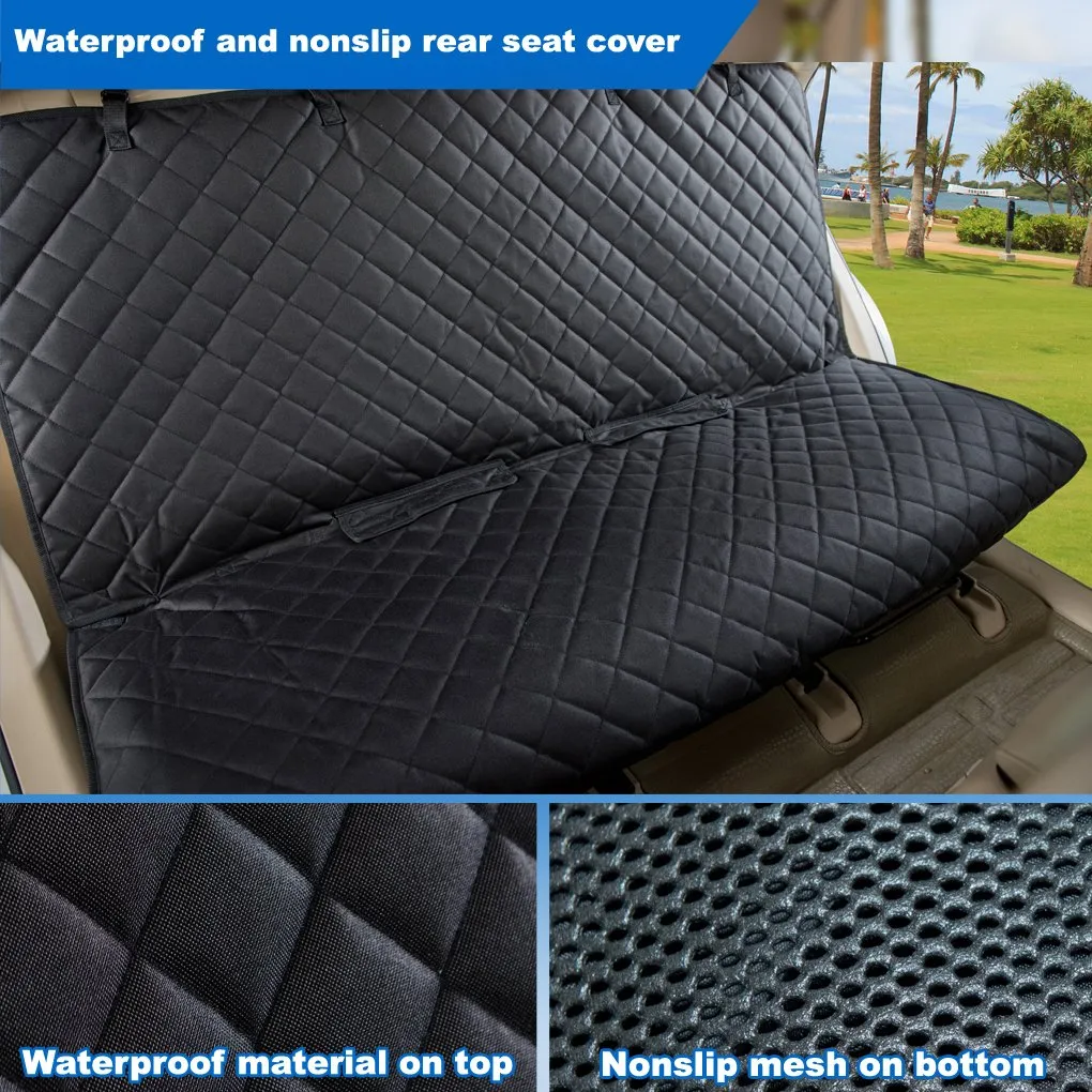 Pipers Pet Car Back Seat Cover Dog Cat Hammock Waterproof Protector Non Slip Mat