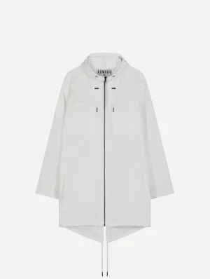 River Recycled PET Waterproof Rain Coat | Off White