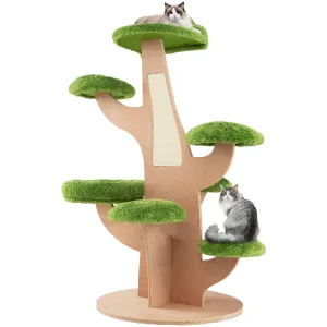 Tall Cat Tree for Indoor Cats, 50"