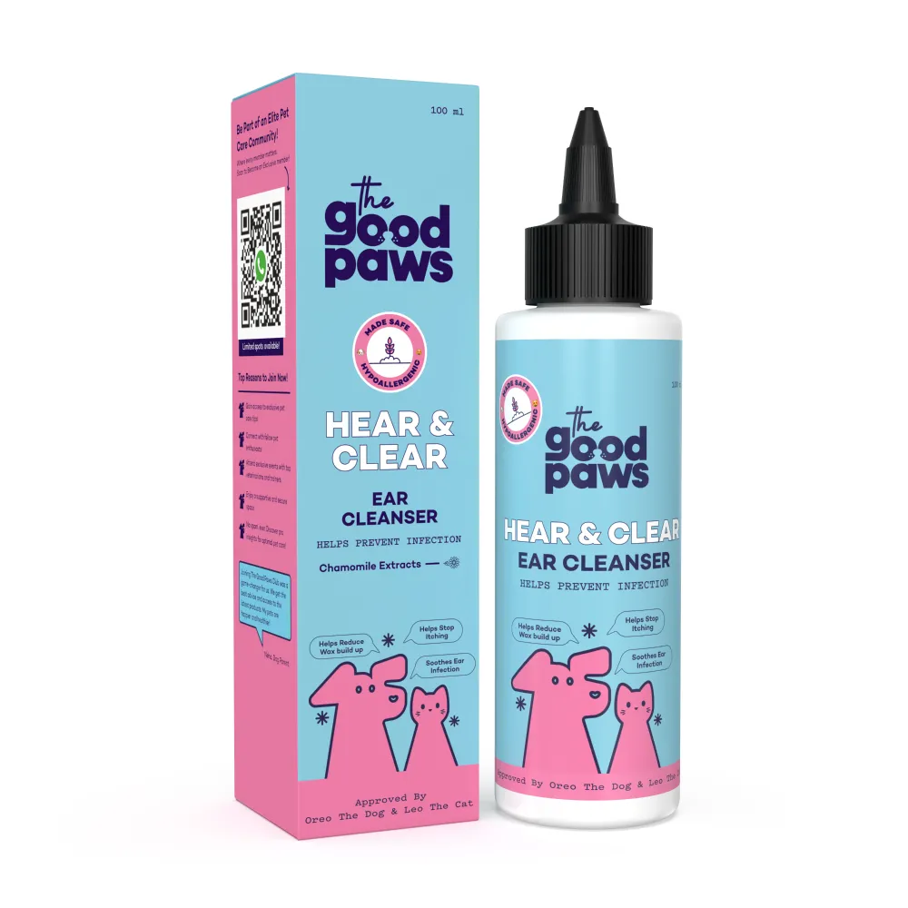 The Good Paws Hear & Clear Ear Cleanser for Dogs and Cats
