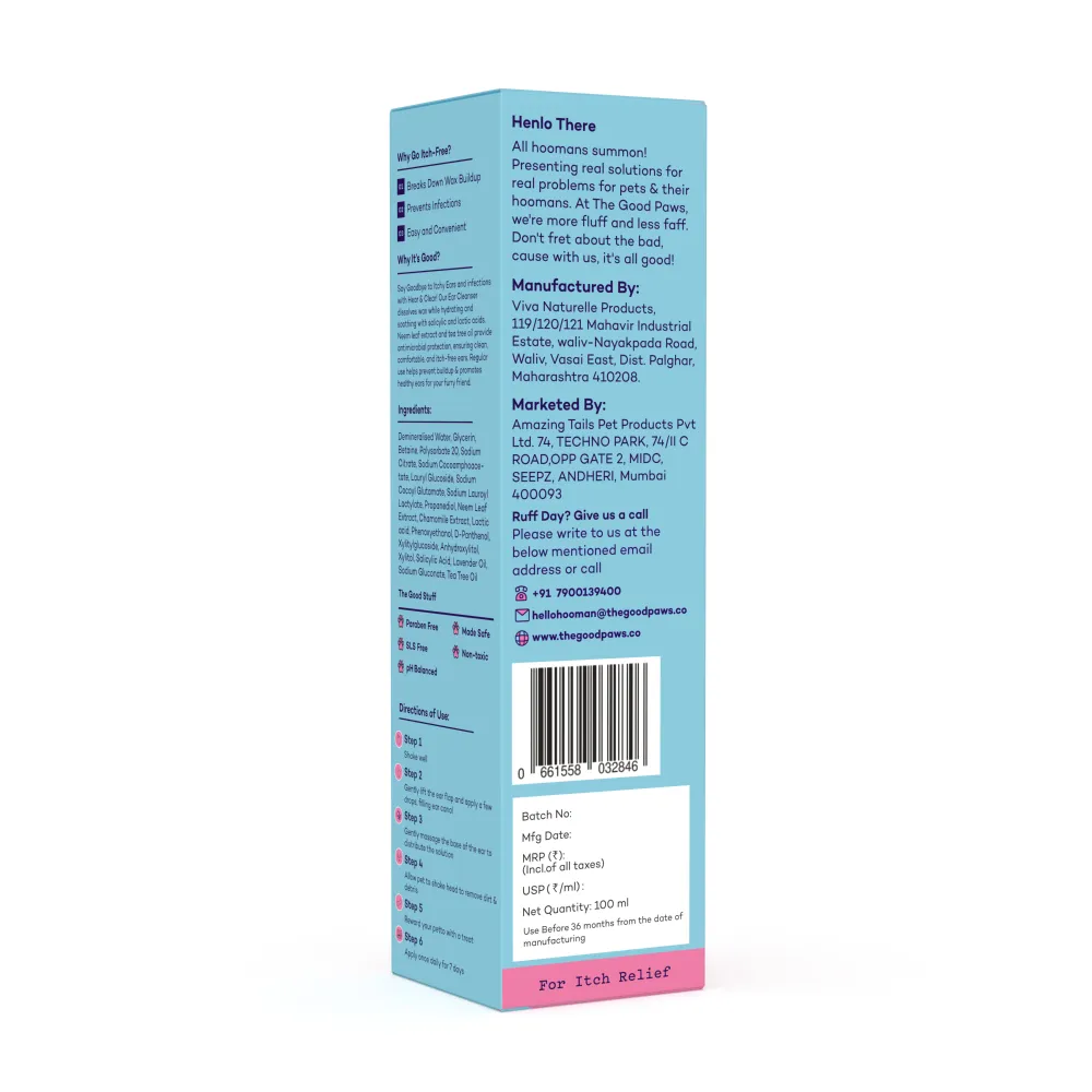 The Good Paws Hear & Clear Ear Cleanser for Dogs and Cats
