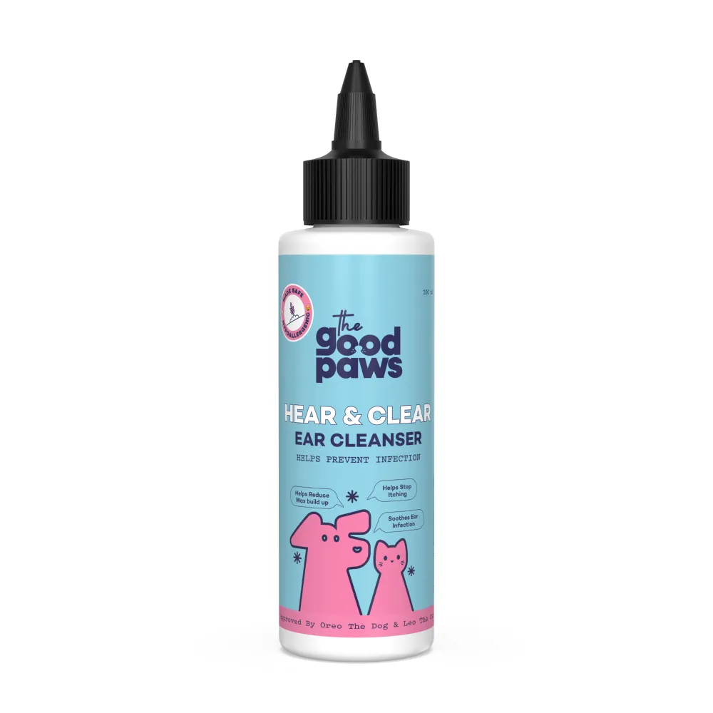 The Good Paws Hear & Clear Ear Cleanser for Dogs and Cats