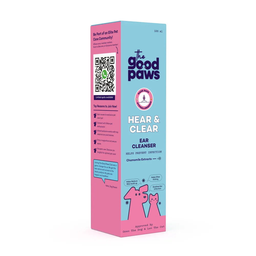 The Good Paws Hear & Clear Ear Cleanser for Dogs and Cats