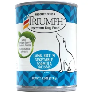 Triumph Lamb, Rice and Vegetable Flavor Canned Dog Food