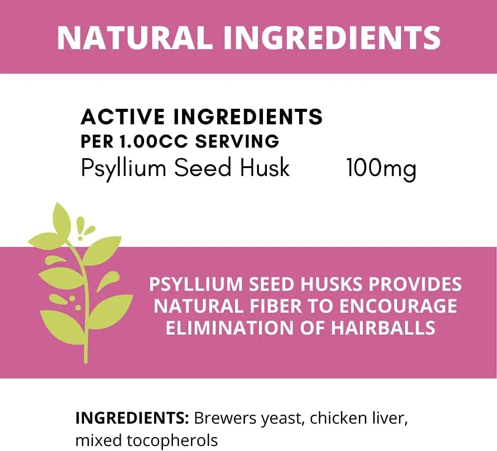 Under the Weather Hairball Support Powder for Cats, 2.54-oz