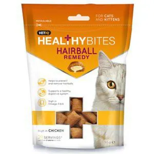 VetIQ Healthy Bites Hairball Remedy Cat Treats 65g