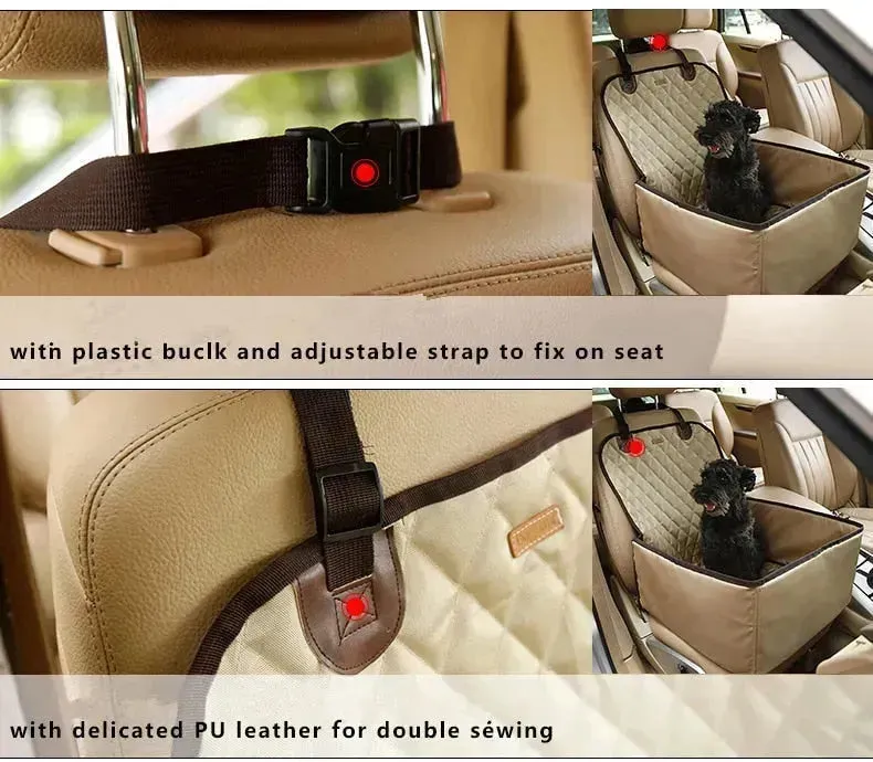 Waterproof Dog Car Seat Cover for Small Pets