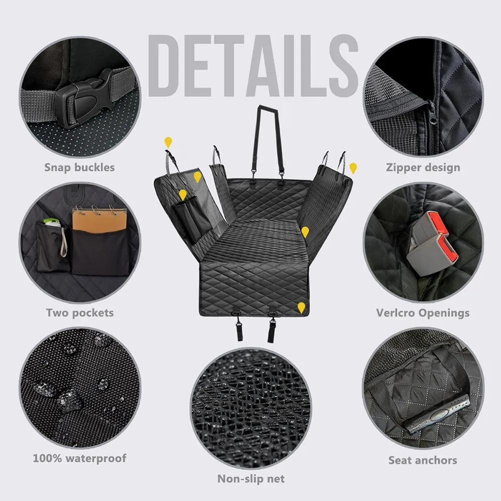 Waterproof Dog Car Seat Cover (Rear)