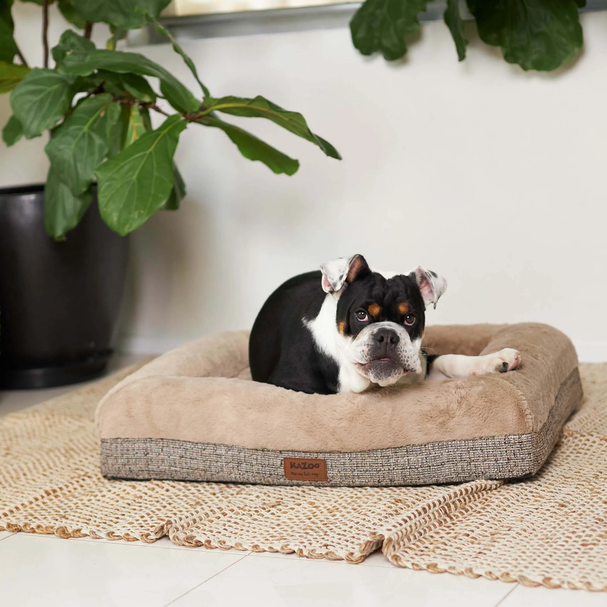 Wombat Dog Bed - Clay