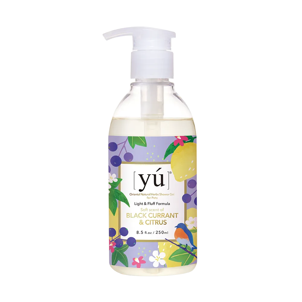 Yu Oriental Natural Herbs Shower Gel Blackcurrant & Citrus for Cats & Dogs 250ml